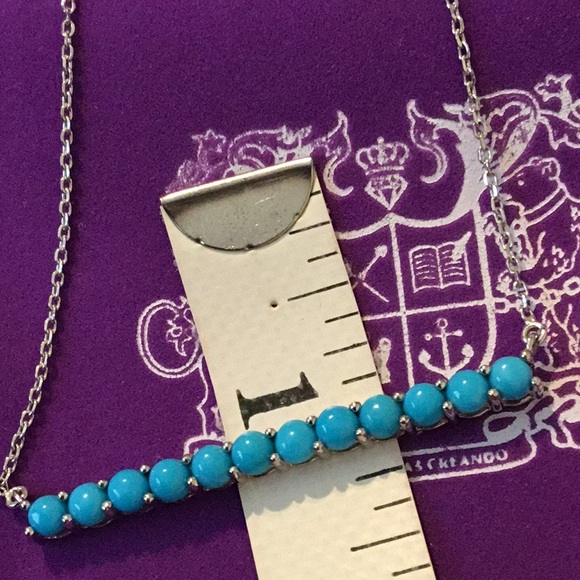 NWT Gemporia Natural Cabochon Natural Robbins Egg Turquoise Necklace - Picture 11 of 15